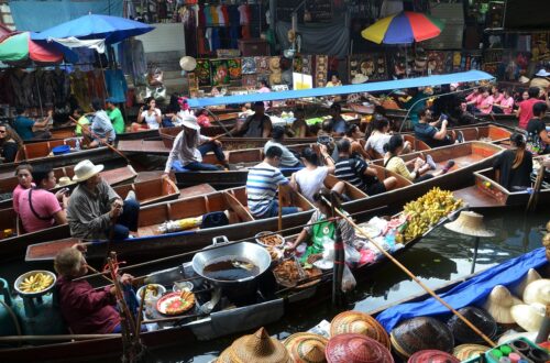 bangkok, thailand, floating market-1020850.jpg