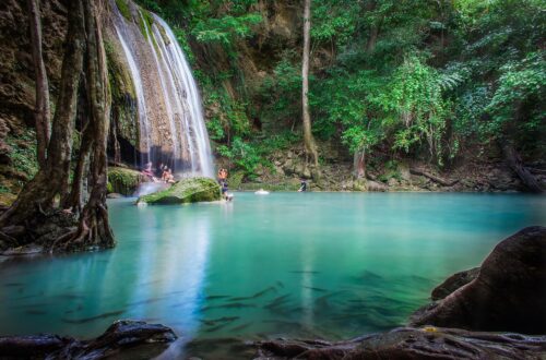 waterfall, erawan waterfall national park, rock-3182326.jpg