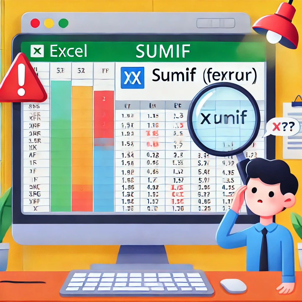 엑셀 SUMIF 함수 오류 해결하기: 내 합계는 어디로 갔을까? - MAGAZINE