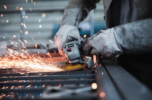 worker, grinder, factory