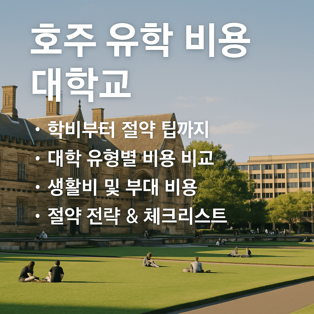 호주 유학 비용 대학교별 총정리 – 학비부터 절약 팁까지 - MAGAZINE