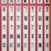 architecture, building, apartment, windows, condominium, symmetry, red