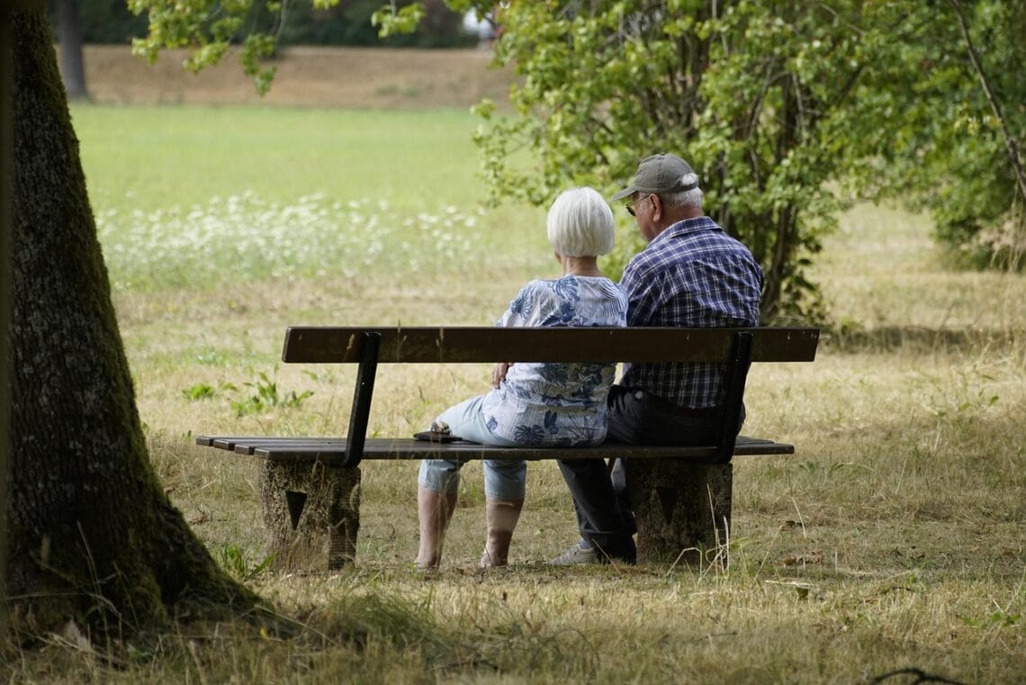 retiree, pensioners, elderly, couple, bench, park, retiree, elderly, elderly, elderly, elderly, elderly, couple