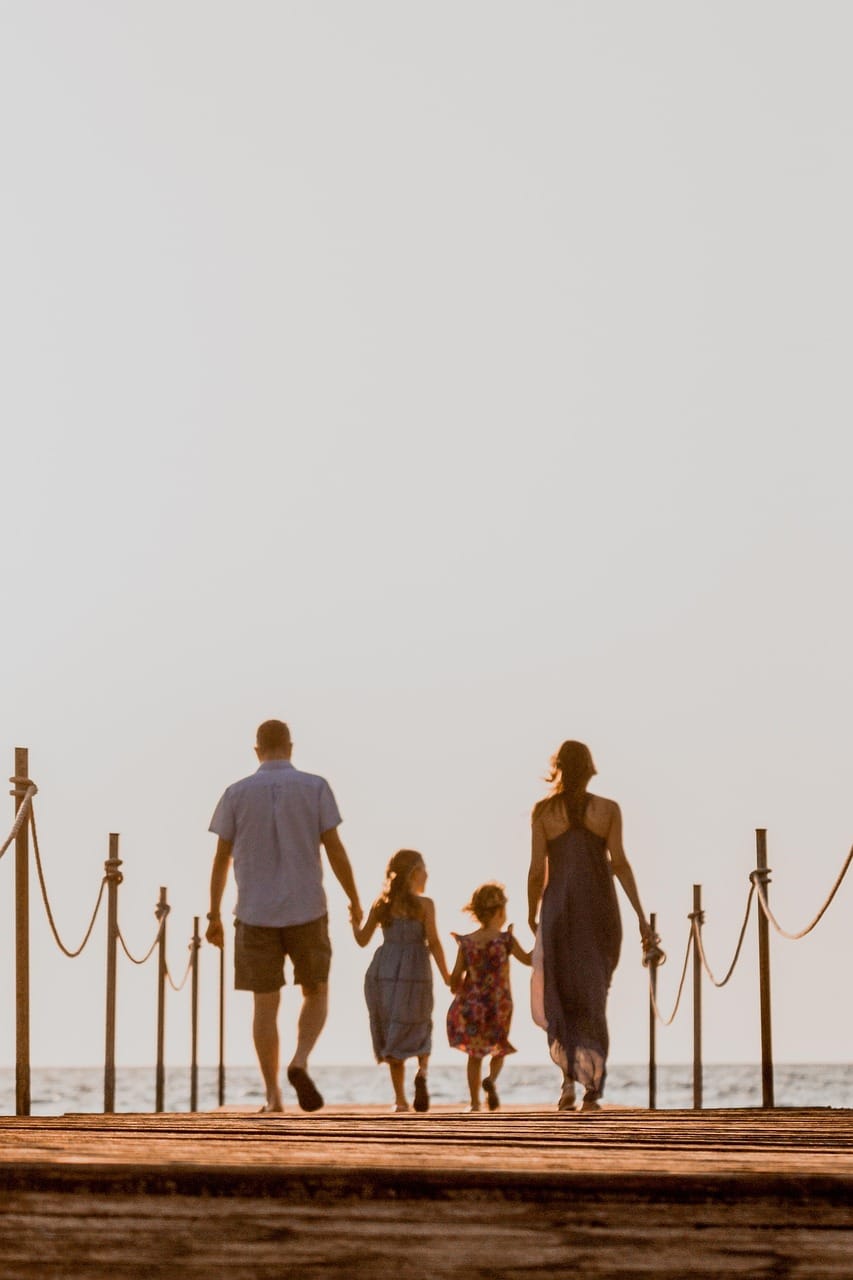family, nature, walk, beach, holding hands, walking, baby, kids, children, love, adorable, childhood, dad, mom, mother, father, parents, sunset, together, bonding, leisure, happiness, vacation, holiday, portrait, family portrait
